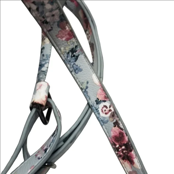 Celine Dion Light Gray Floral Mini Backpack - Picture 2 of 12